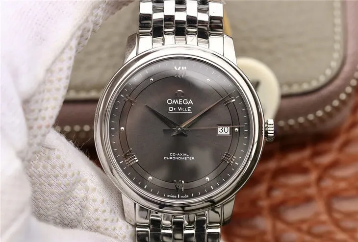 Omega De Ville 424.10.40.20.06.001 MKS Factory 1:1 Best Edition Replica Watch Black Dial